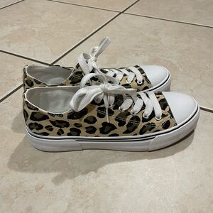 Leopard Print Sneakers